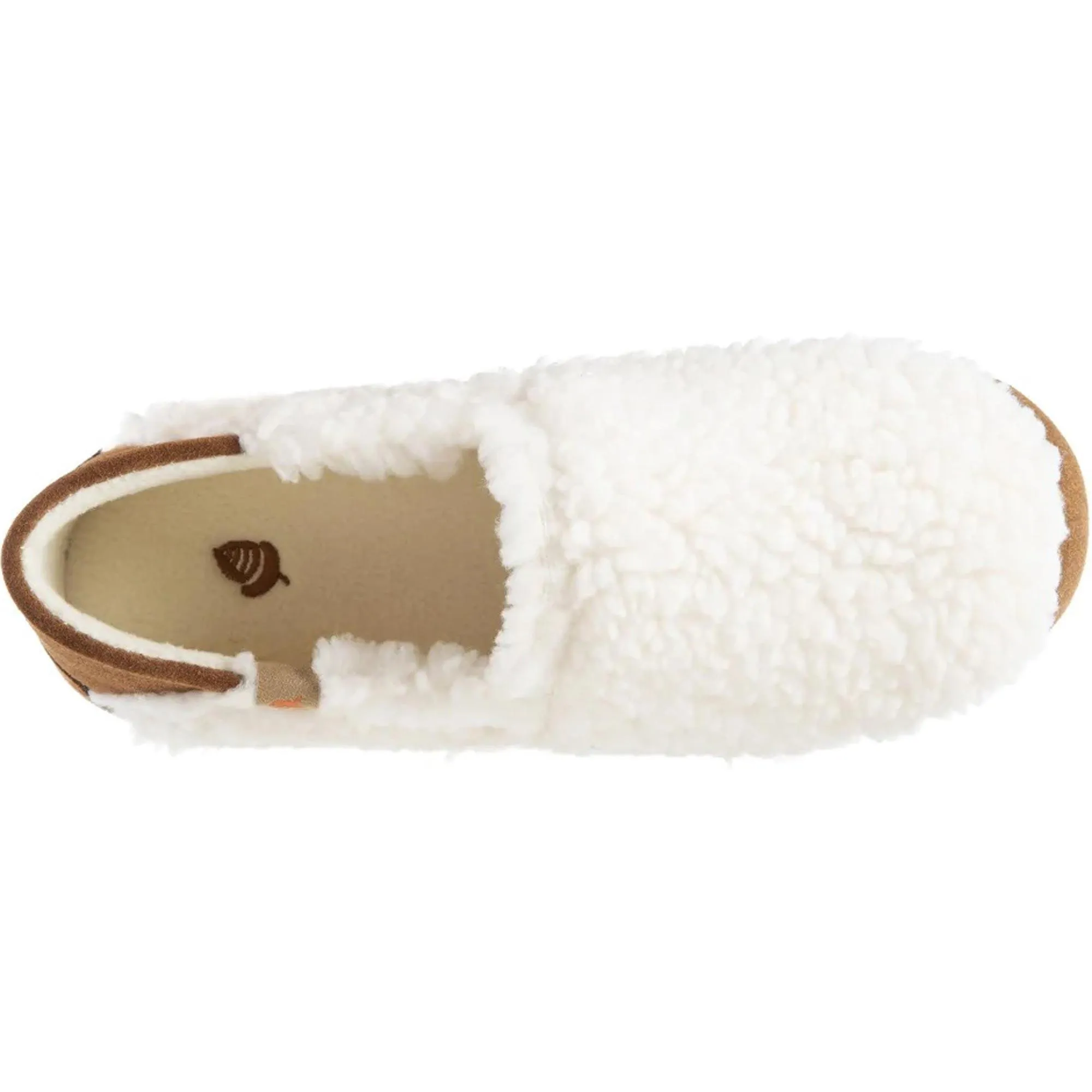 Acorn Women's Slippers - Moc II Buff Popcorn Collapsible Heel, Small | A20132ACCWS