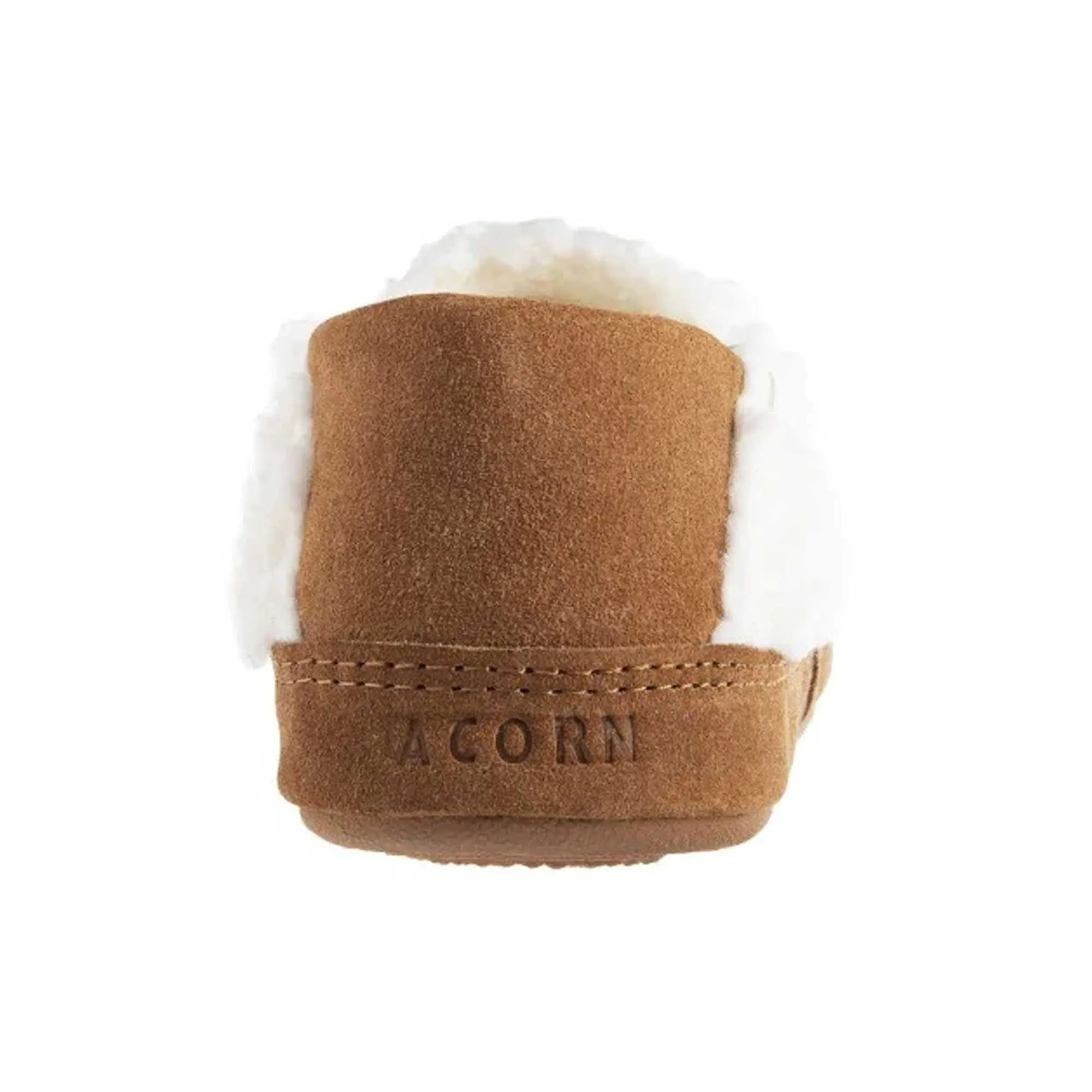 Acorn Women's Slippers - Moc II Buff Popcorn Collapsible Heel, Small | A20132ACCWS