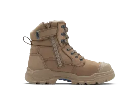 Blundstone ROTOFLEX XHD Nubuck leather zip sided safety boot