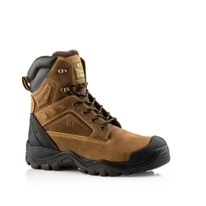 BSH011 BuckshotS3 HRO SRC Dark Brown High Top Safety Lace Boot