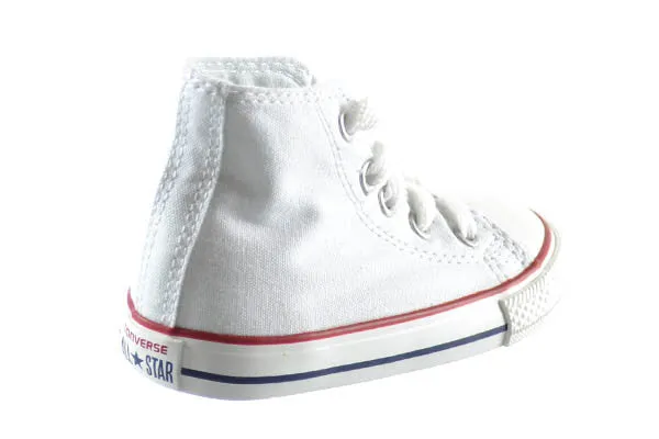 Converse Chuck Taylor All Star High Top Infants/Toddlers Shoes Optical White