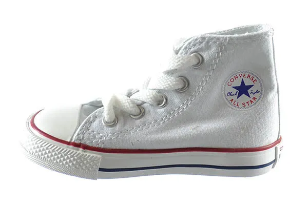 Converse Chuck Taylor All Star High Top Infants/Toddlers Shoes Optical White