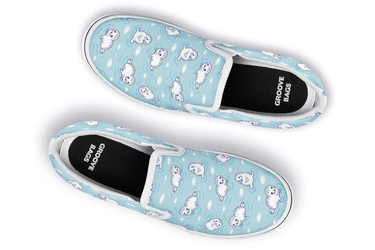 Cute Seals Slip-On Shoes