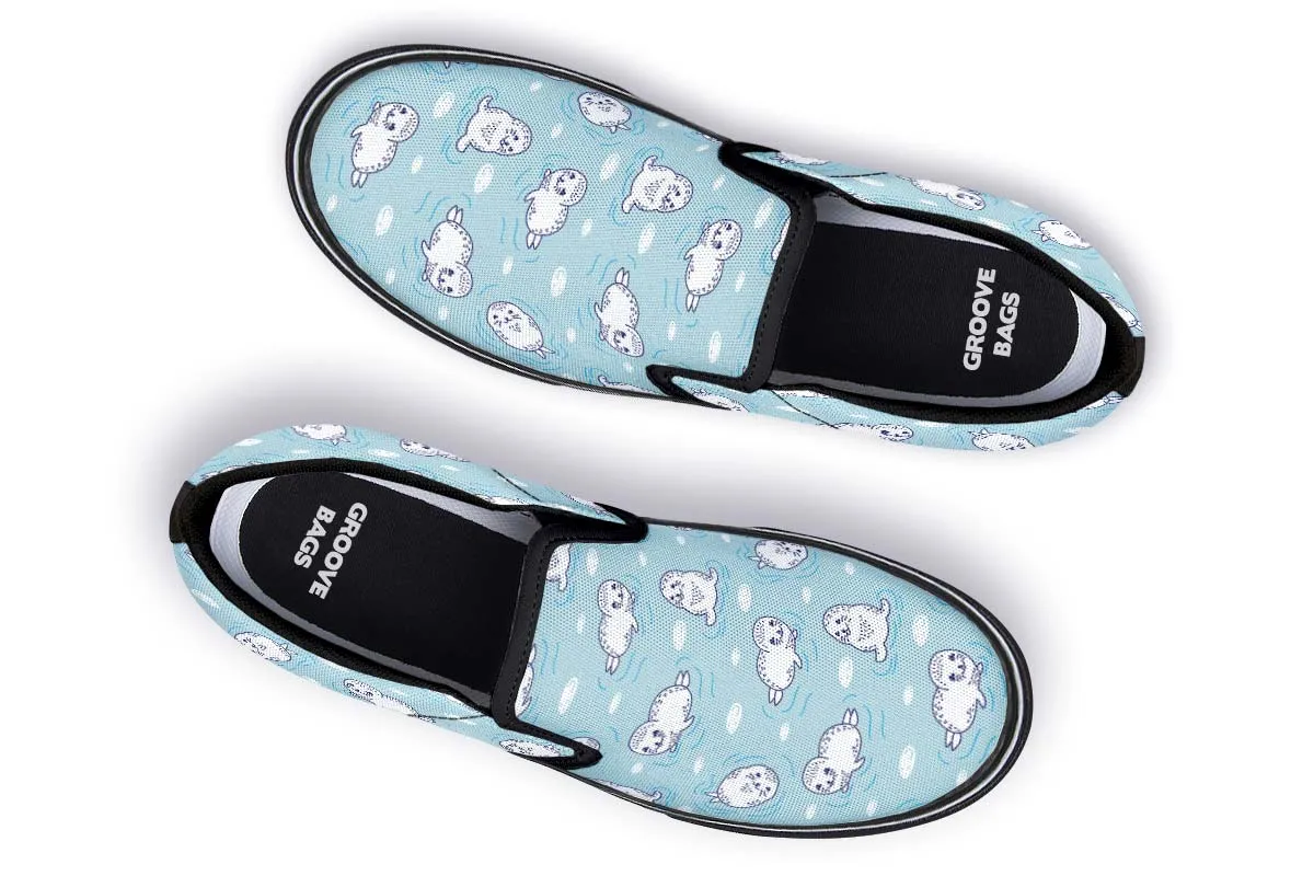 Cute Seals Slip-On Shoes