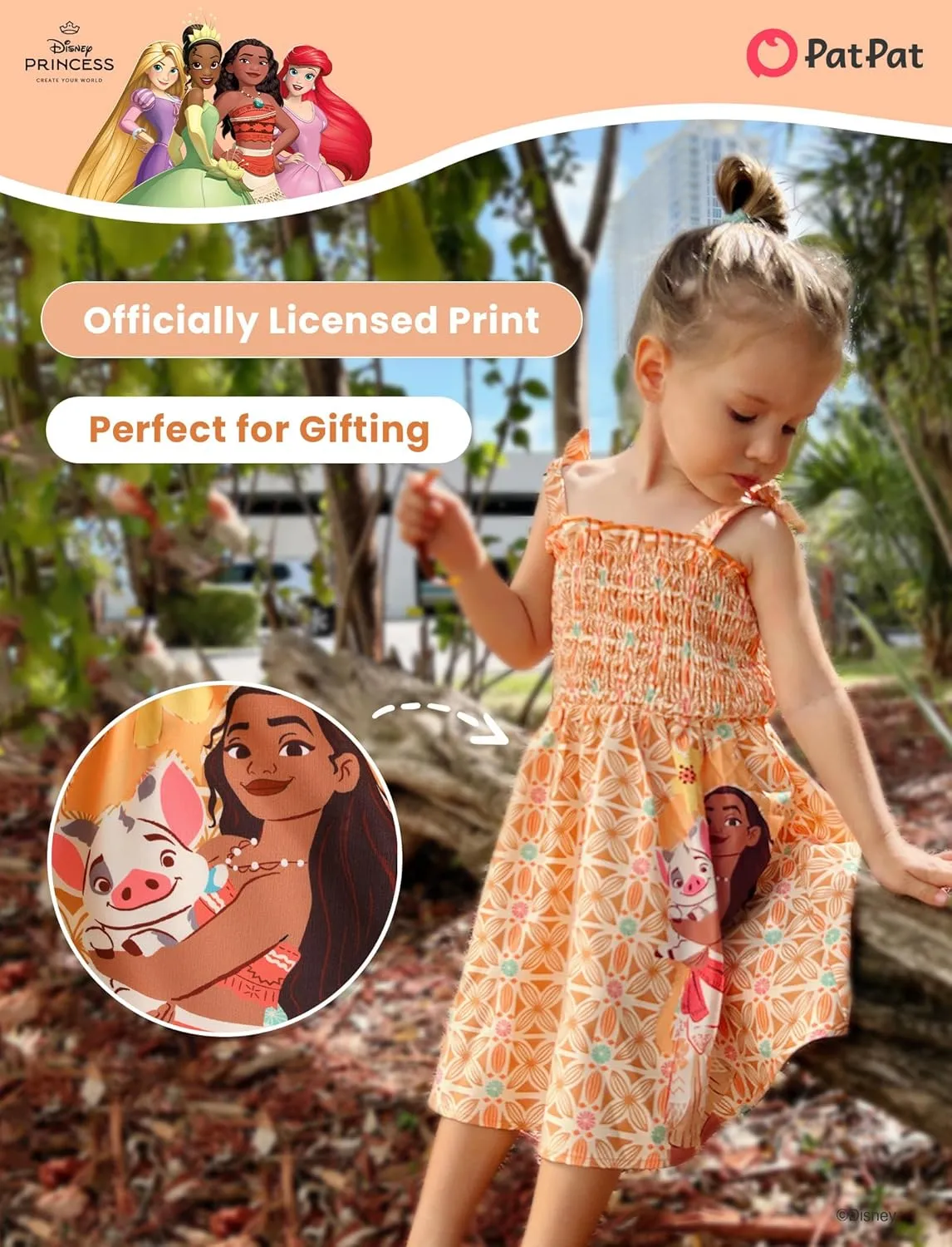 Disney Princess Frozen Elsa Minnie Mouse Toddler Girl Dress Bow Strap Smocked Summer Outfit Birthday Party Clothes 2-6 Years