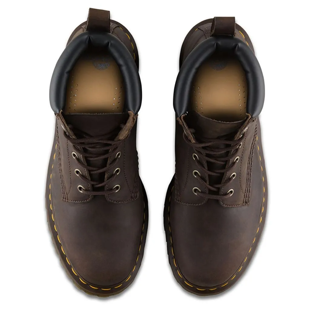 Dr. Martens 939 Ben 6 Eyelet Gaucho Unisex Crazy Horse Ankle Boots