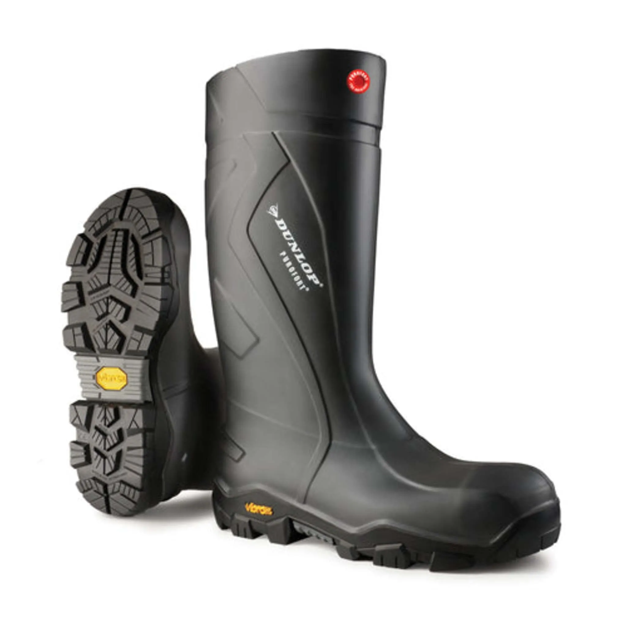 Dunlop Men's Safety Work Boots Purofort   Expander Full with Vibram XSWORK Outsole, Steel Toe, Slip Resistant, CSA Approved, Comfortable | Sizes 6-16