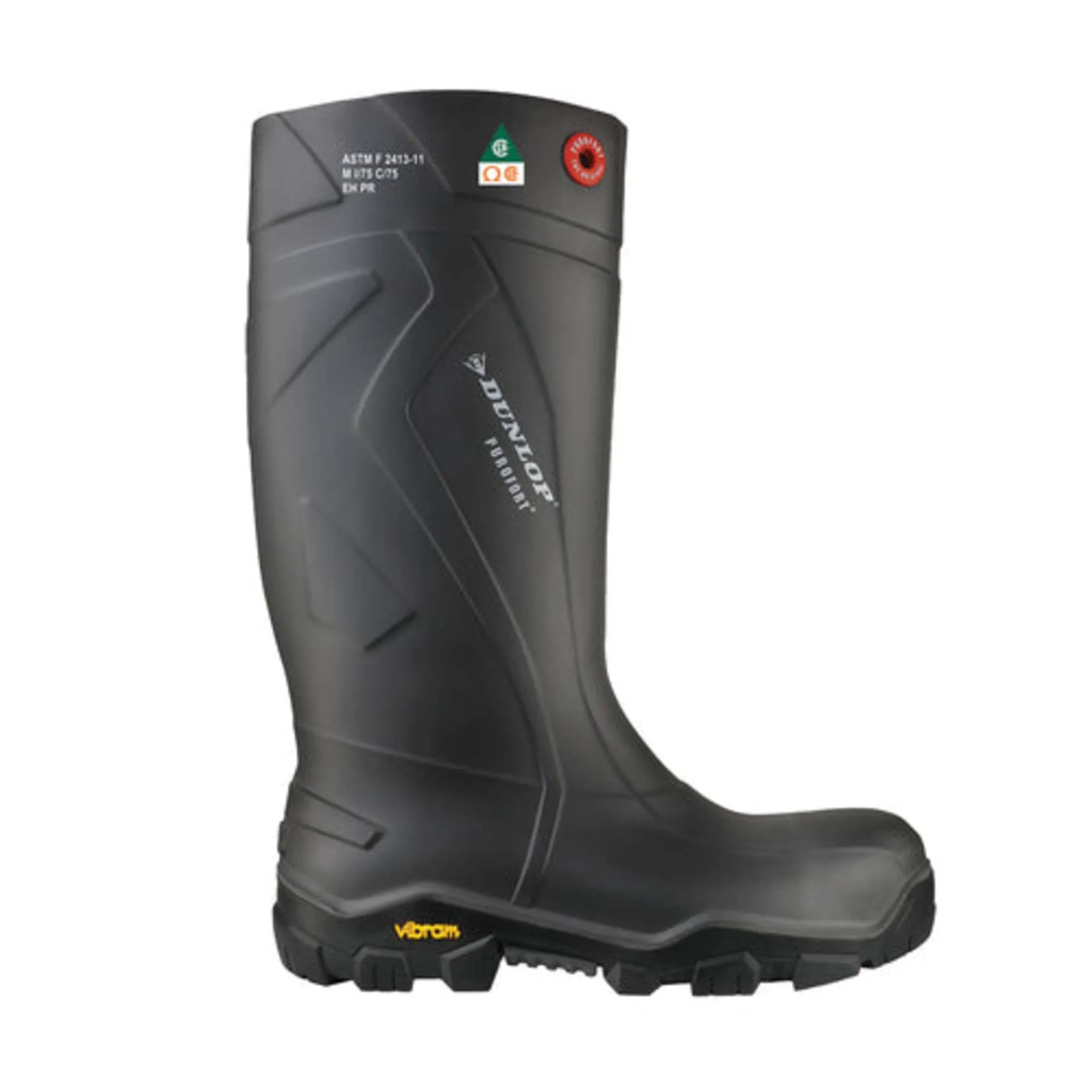 Dunlop Men's Safety Work Boots Purofort   Expander Full with Vibram XSWORK Outsole, Steel Toe, Slip Resistant, CSA Approved, Comfortable | Sizes 6-16