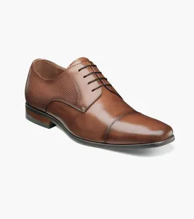 Florsheim Cognac Cap Toe Oxford Shoe