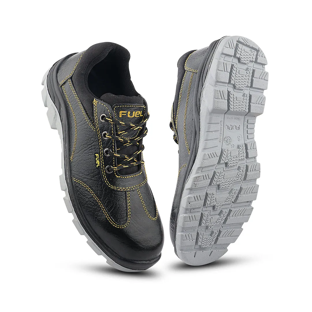 Fuel Mortar Safety Shoes for Men's (Black)