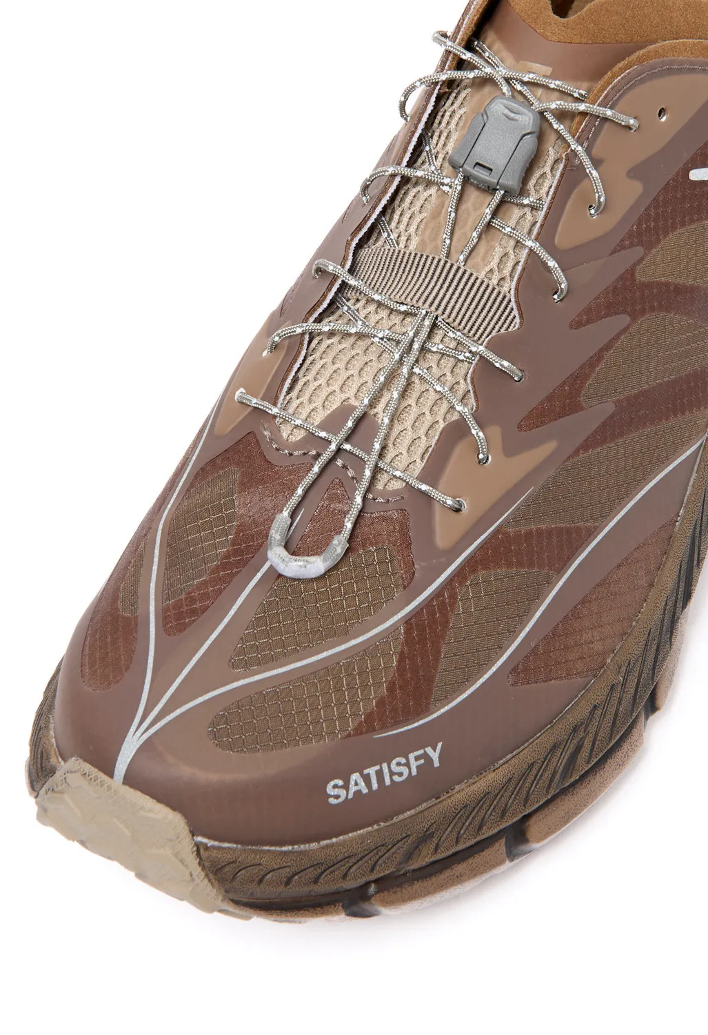 Hoka x Satisfy Mafate Speed 4 Lite Trainers - Rubber