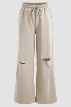 Honeycombed Jogger: Marsala