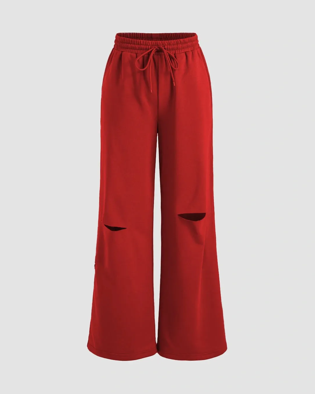 Honeycombed Jogger: Marsala