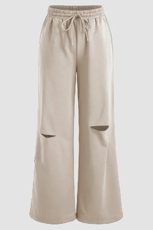 Honeycombed Jogger: Marsala