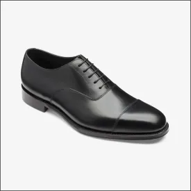 Loake Aldwych Black Calf Oxford Rubber Sole F Fit@