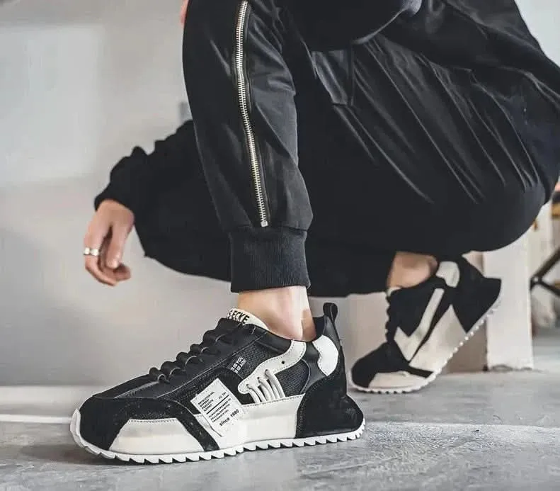 Men Chunky Sneakers: Fashionable Slip on Shoes
