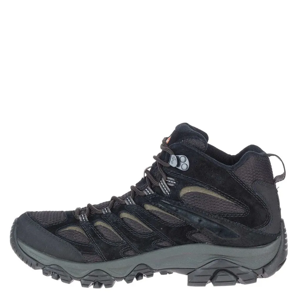 Merrell Men's Moab 3 Mid Waterproof in Black