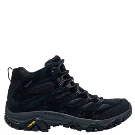 Merrell Men's Moab 3 Mid Waterproof in Black