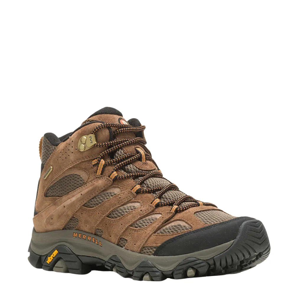 Merrell Men's Moab 3 Mid Waterproof in Earth (Wide width)