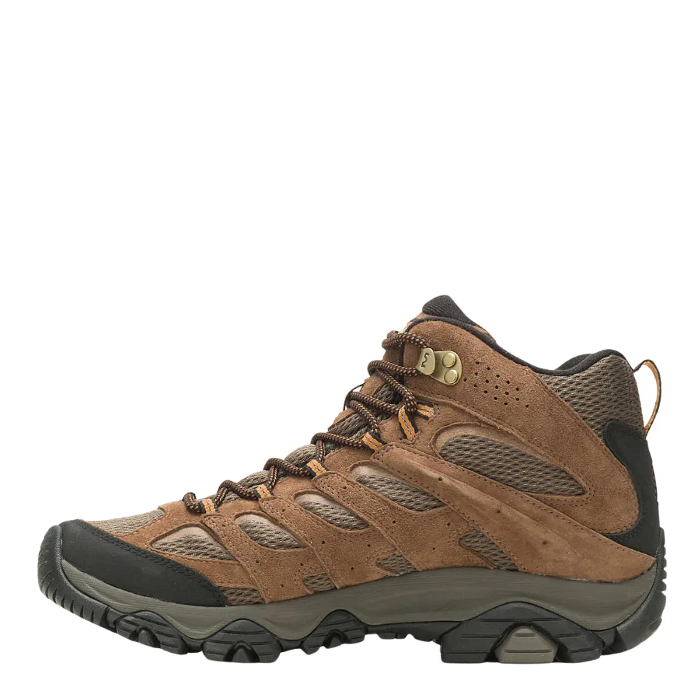 Merrell Men's Moab 3 Mid Waterproof in Earth (Wide width)