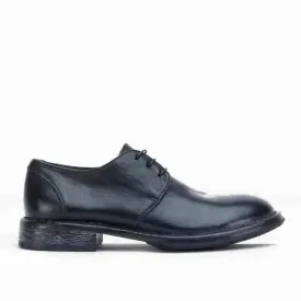MOMA Italian Leather Brogue - Black