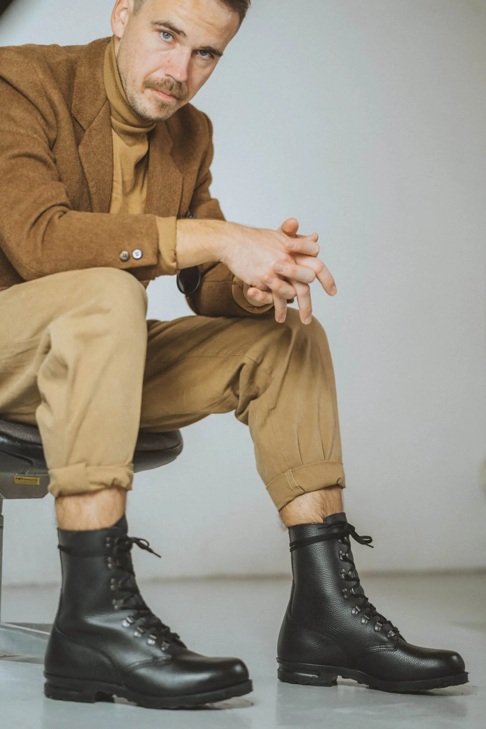 Norwegian M77 Black Combat Boots