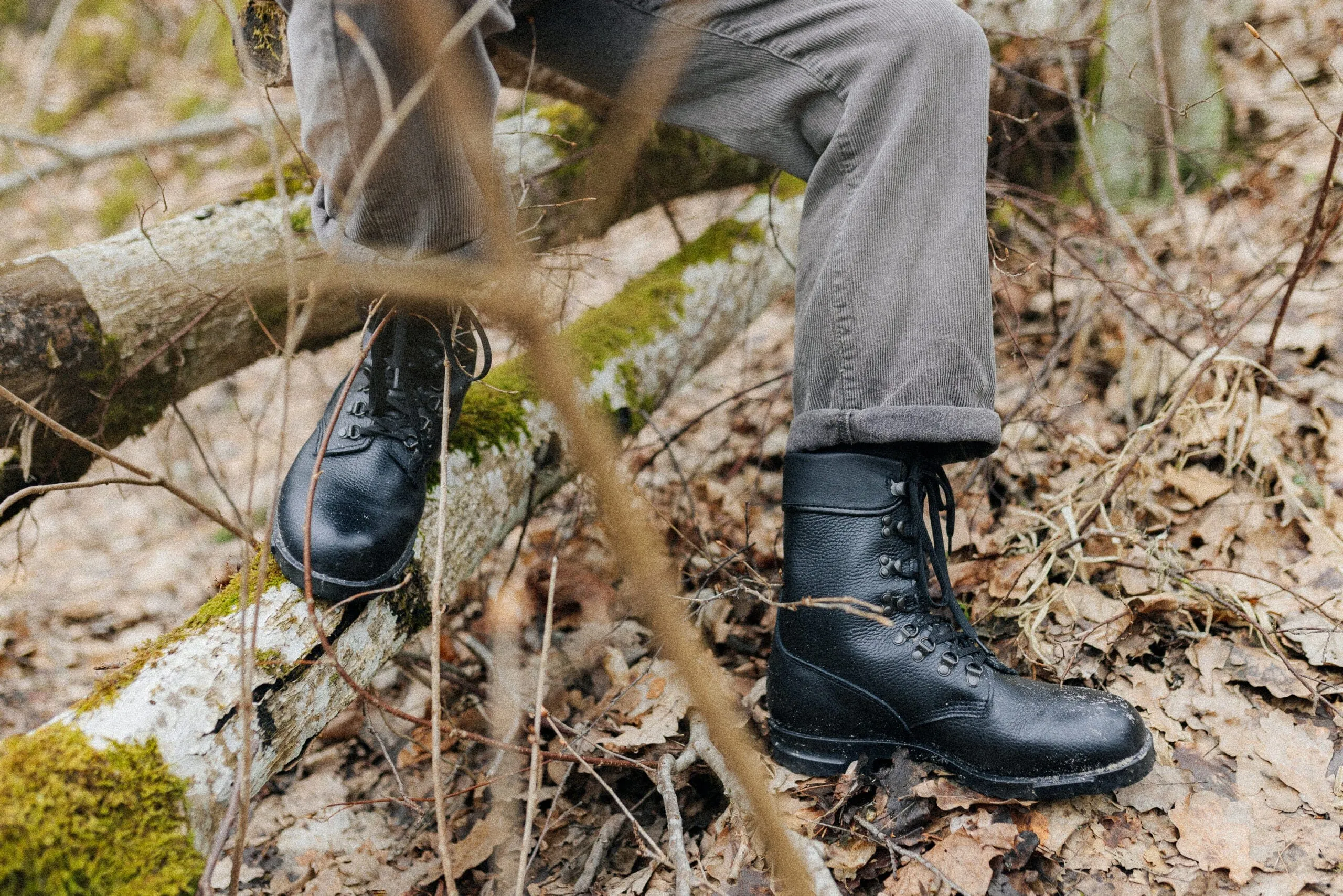 Norwegian M77 Black Combat Boots