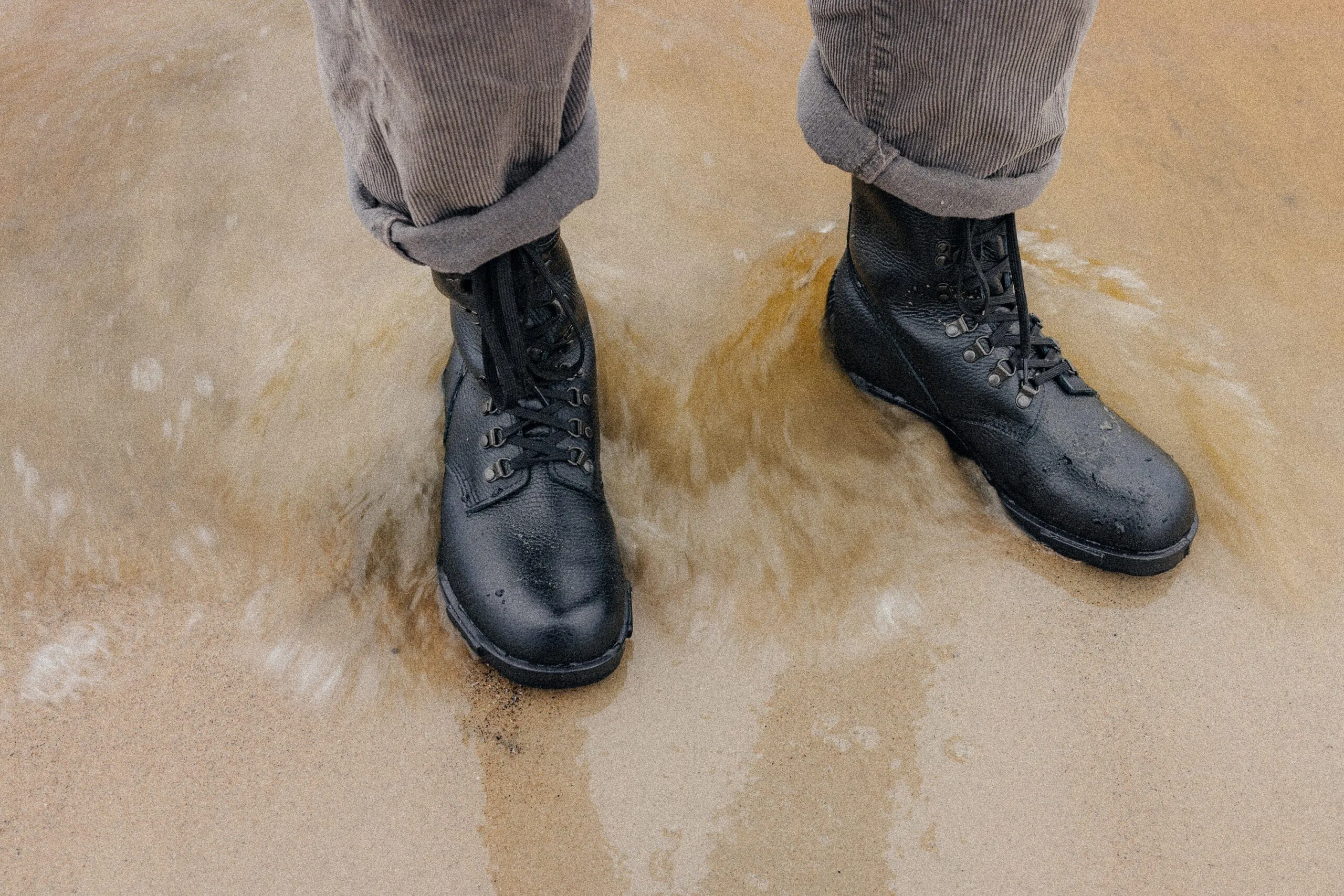Norwegian M77 Black Combat Boots
