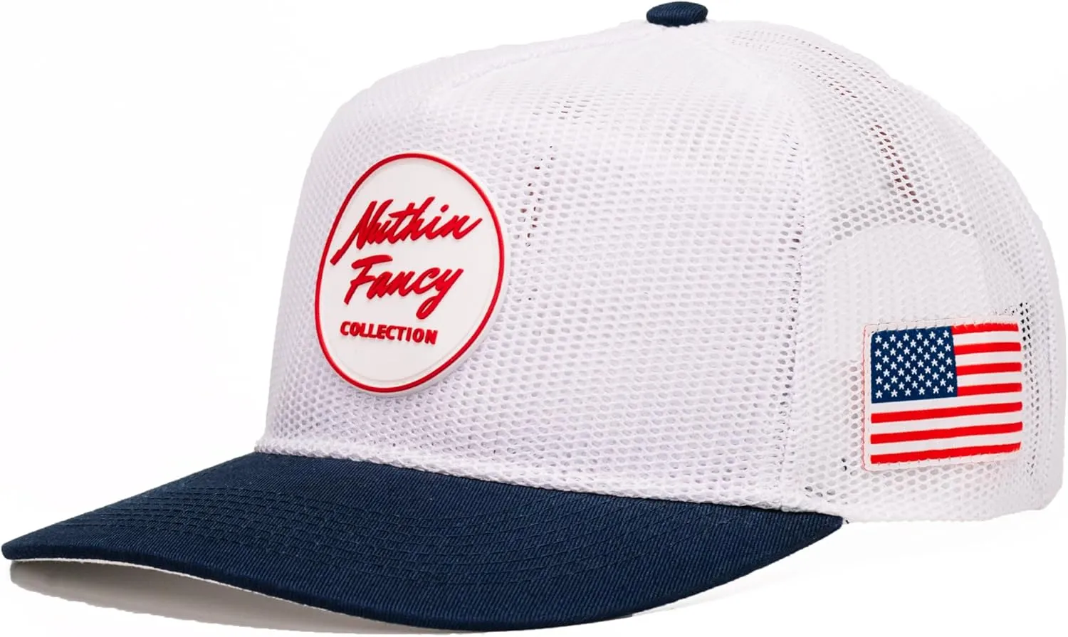 Nuthin Fancy CO Lightweight, Breathable Mesh Snapback Hat with Classic Logo, Stylish Everyday Cap for Men & Women