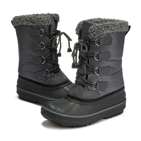 Outdoor Kids Snow Boots Waterproof Fur Insulated Warm Fashion