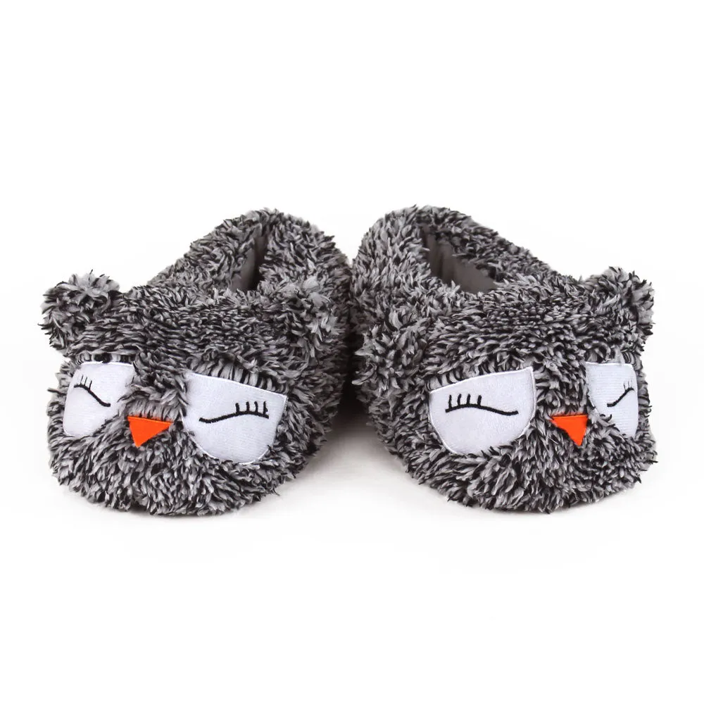 Owl Novelty Slippers JulesRoche Warm Plush Non-Slip Comfort
