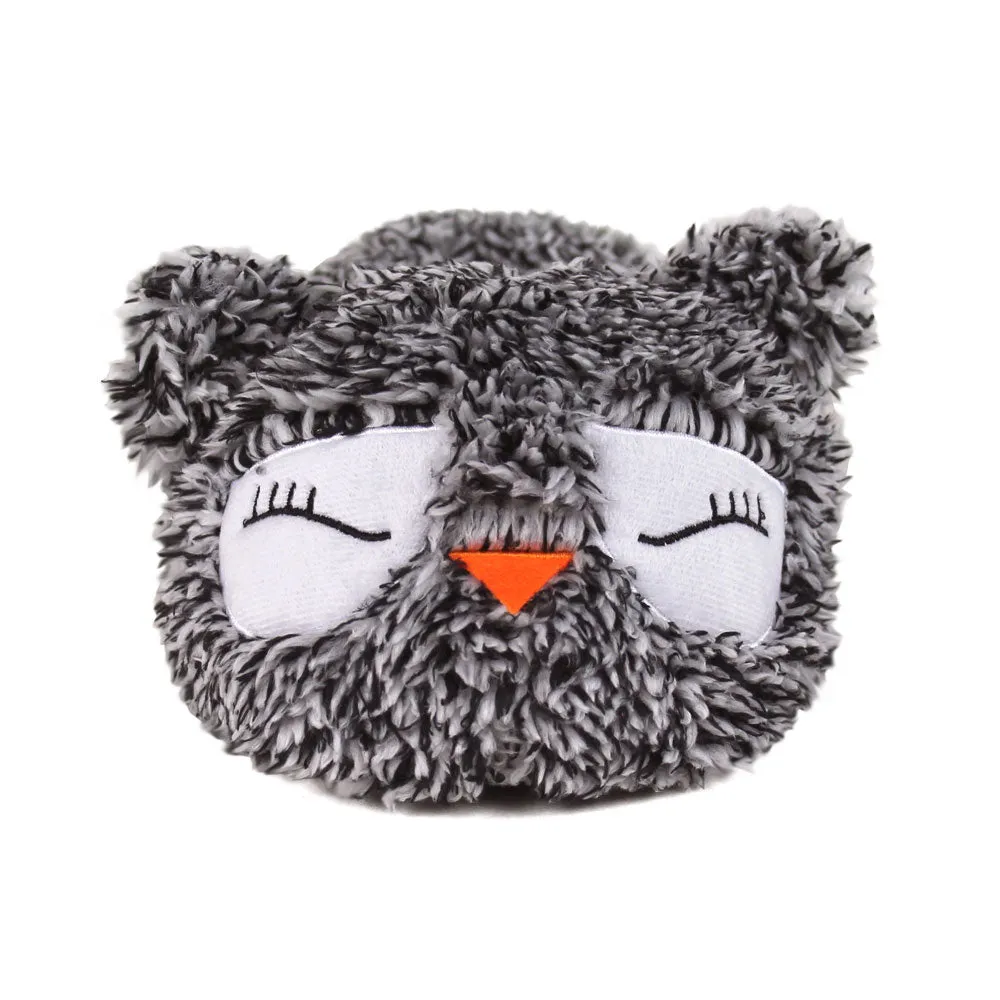 Owl Novelty Slippers JulesRoche Warm Plush Non-Slip Comfort