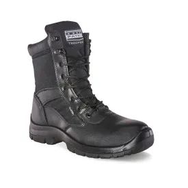 PATRIOT Trooper Black 8-Inch Safety Boots Steel Midsole