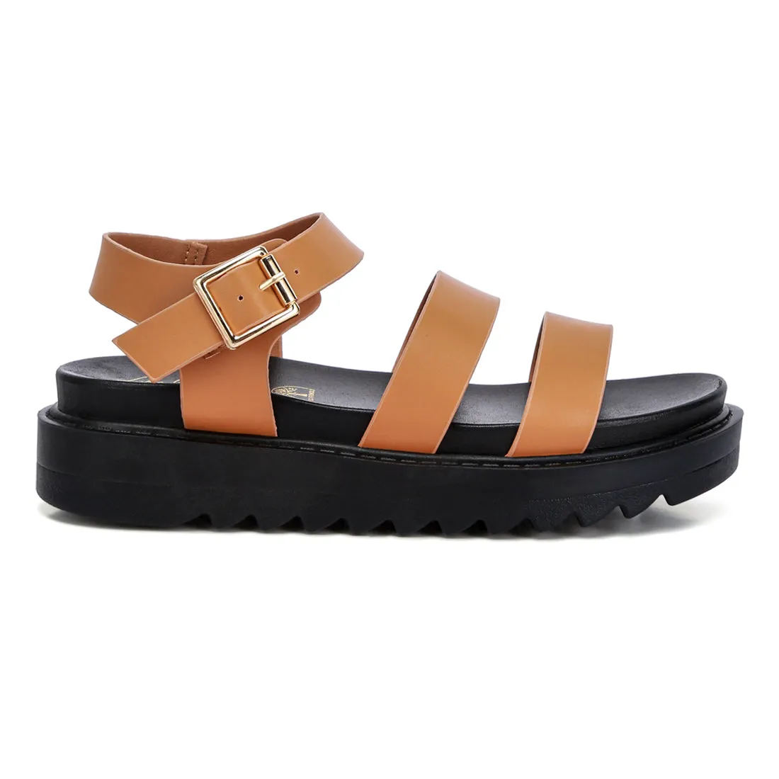 Pin Buckle Espadrille Platforms
