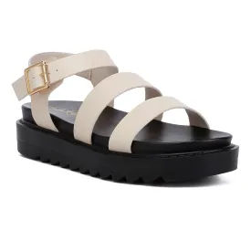 Pin Buckle Espadrille Platforms