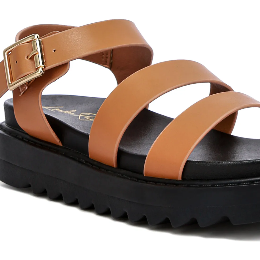 Pin Buckle Espadrille Platforms