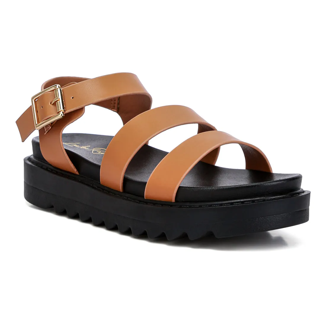 Pin Buckle Espadrille Platforms