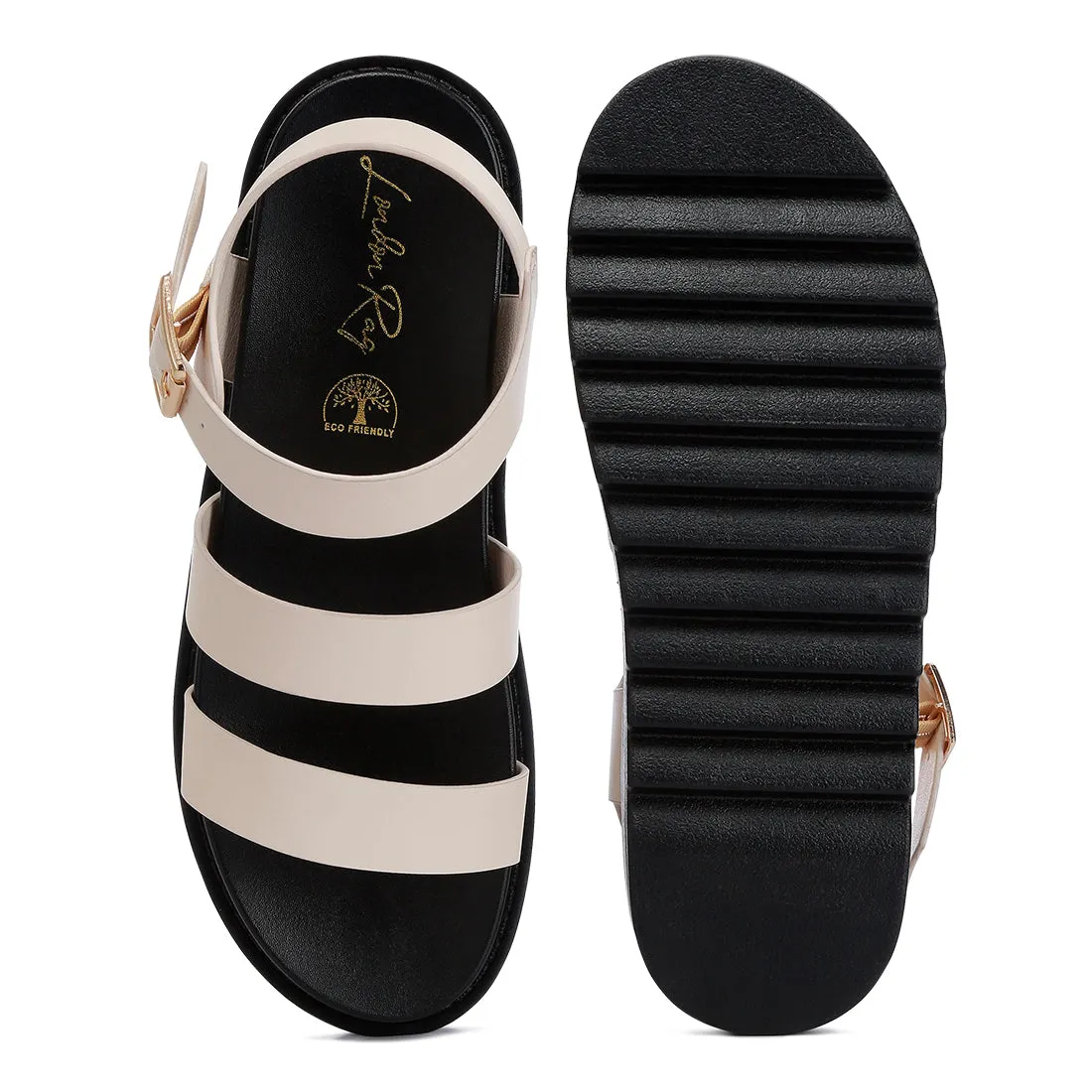 Pin Buckle Espadrille Platforms