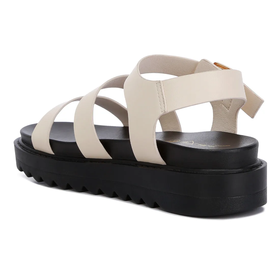 Pin Buckle Espadrille Platforms