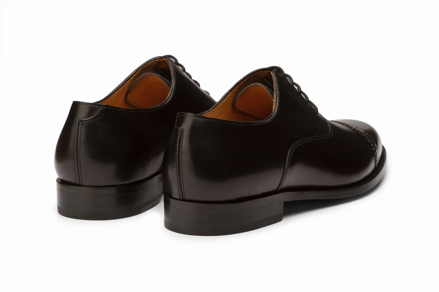 Quarter Brogue Oxford - Black