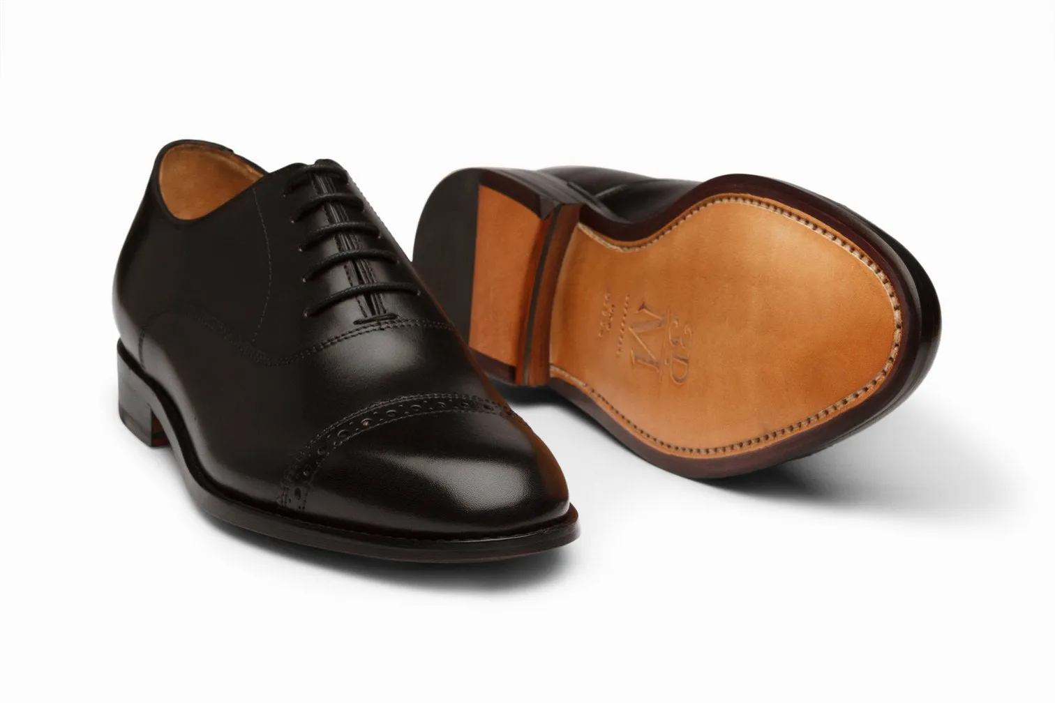 Quarter Brogue Oxford - Black