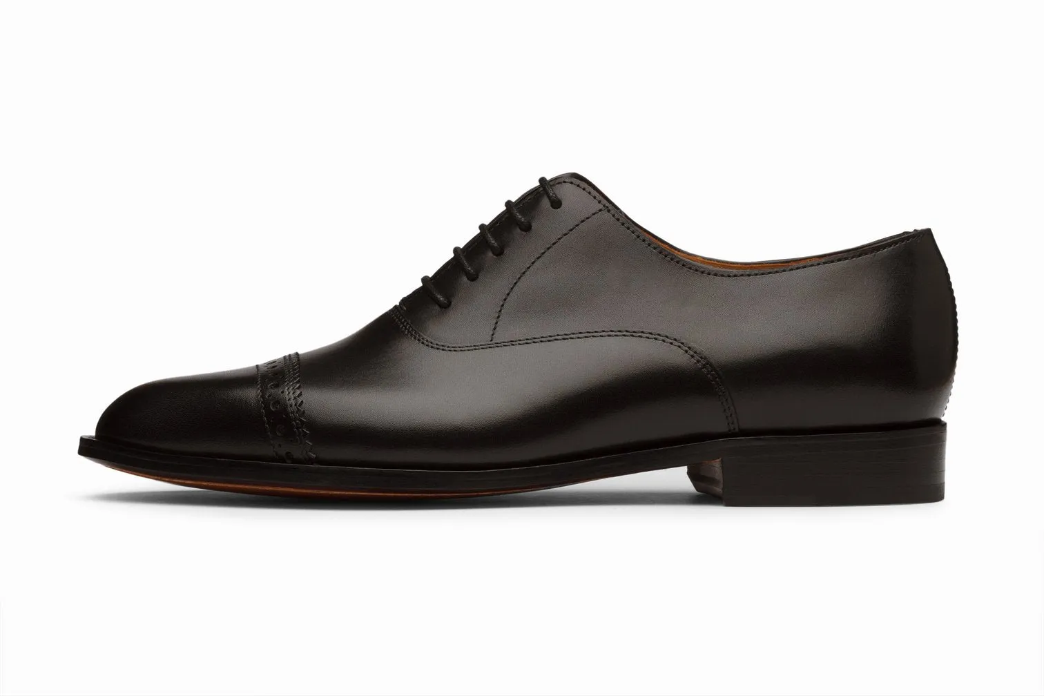Quarter Brogue Oxford - Black
