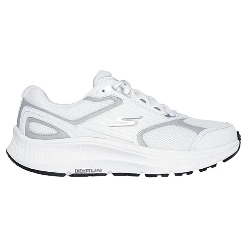 Skechers Ladies Trainers - 128606 - White / Silver