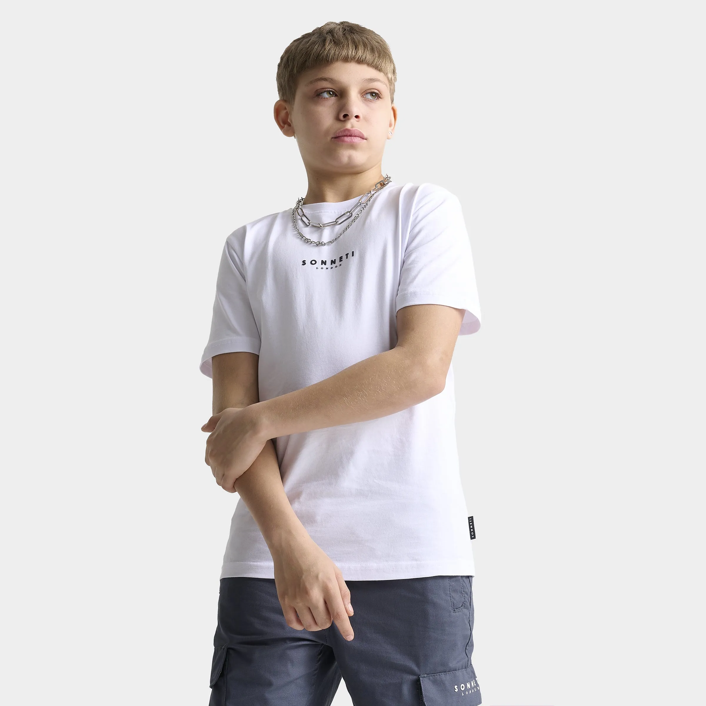 Sonneti Junior Boys' London T-Shirt / White