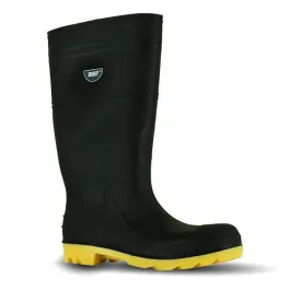Team INDBY-10 Size 10 Yellow Industrial Steel Toe Gumboots