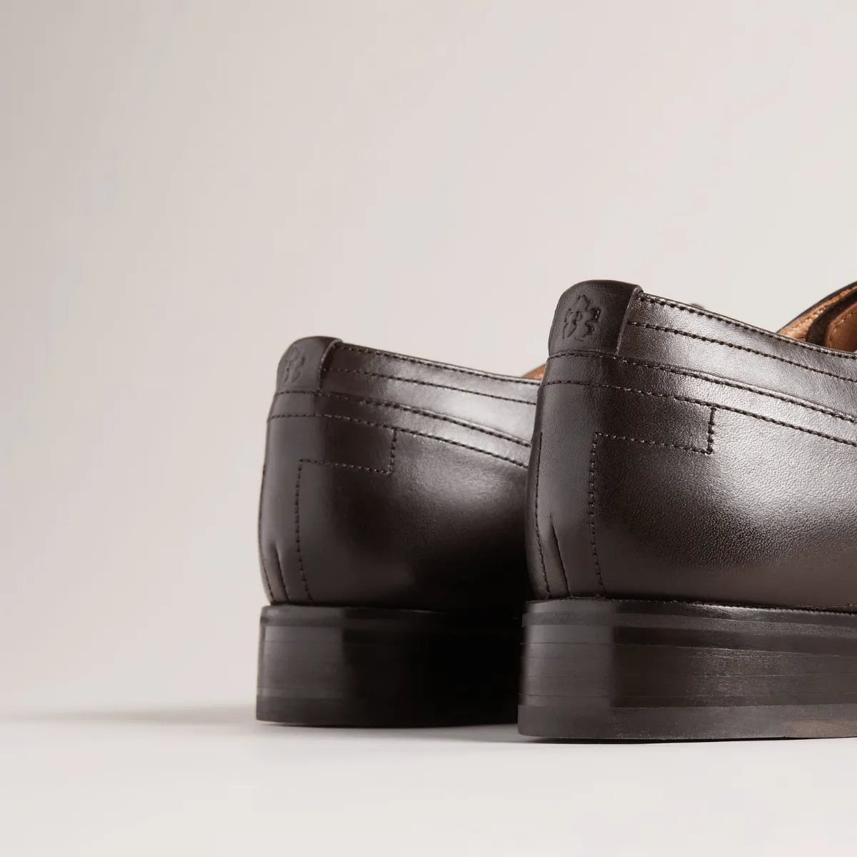 Ted Baker Carlen Mens Leather Oxford Shoes in Brown