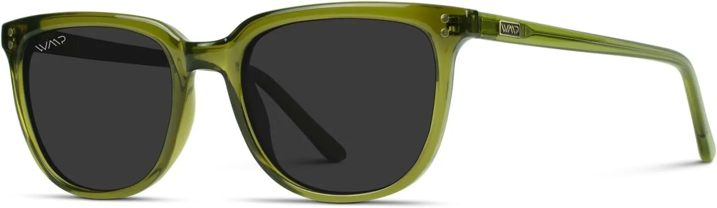WearMe Pro Polarized Classic Retro Flat Square Unisex Sunglasses