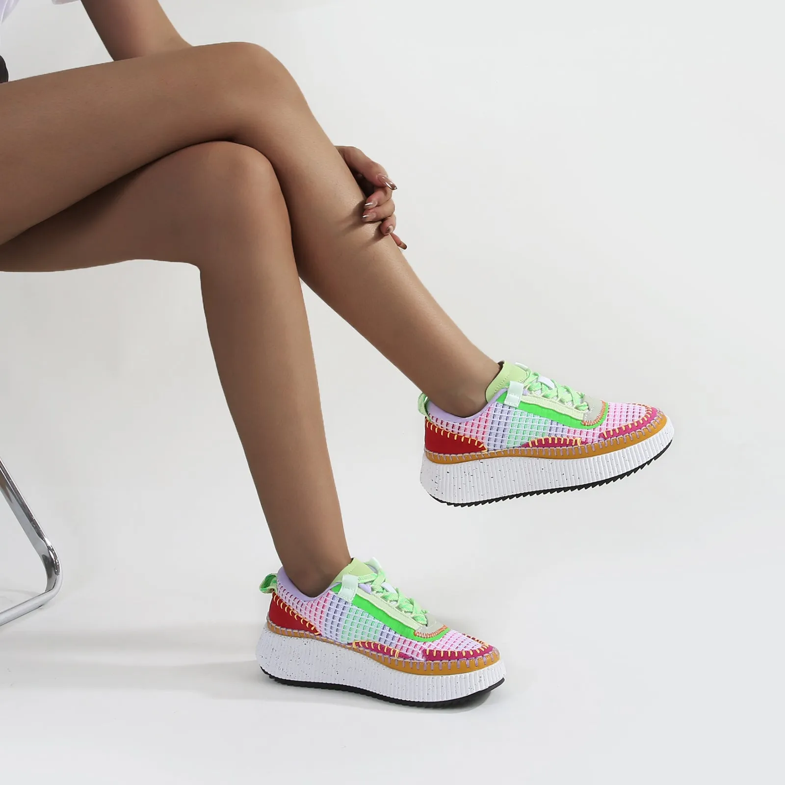 Willow Knitted Platform Sneaker