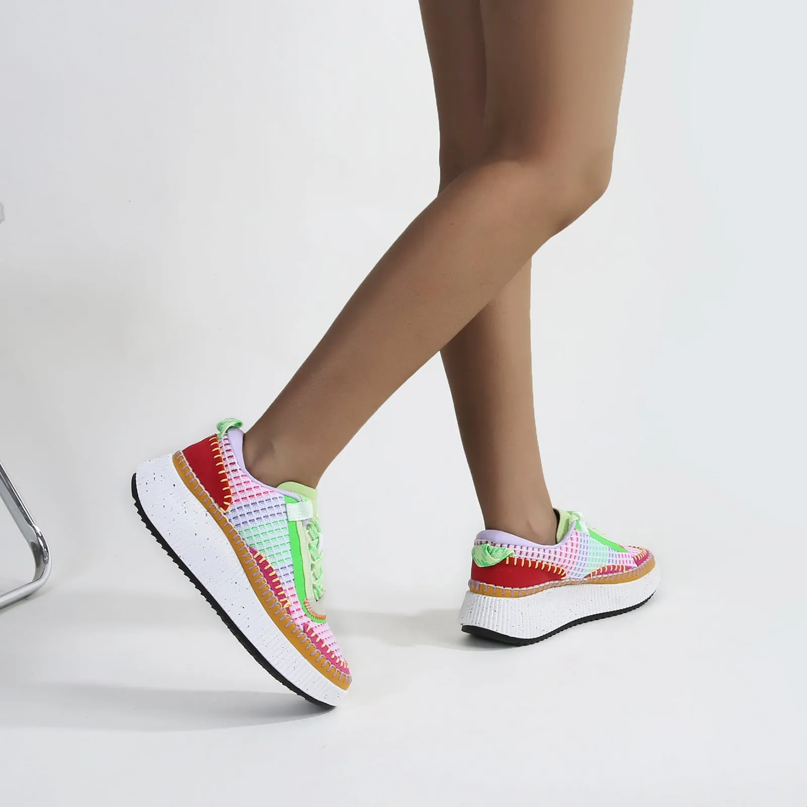 Willow Knitted Platform Sneaker