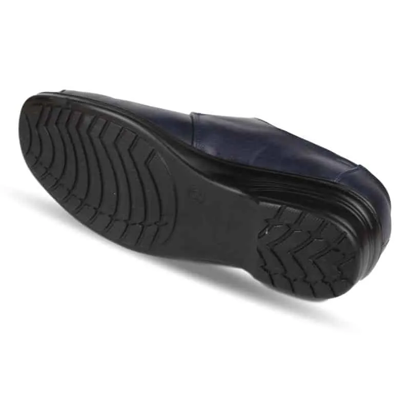 Womens Comfort Shoe Blue Touch Fasten